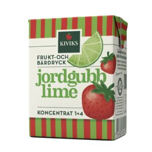 Frukt- och bärdryck Jordgubb & Lime Koncentrat