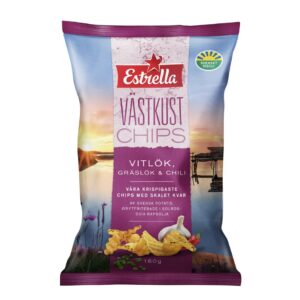 Västkustchips Vitlök, Gräslök & Chili