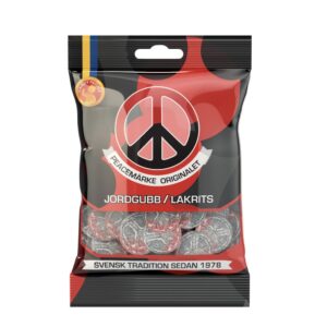 Peacemärke Jorgubb/Lakrits