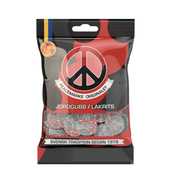 Peacemärke Jorgubb/Lakrits