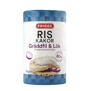 Riskakor Gräddfil & Lök